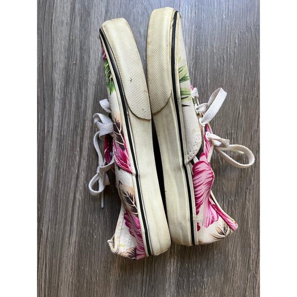 Floral Women’s Kids Vans size 3y 5 women Hawaiian print tropical - Picture 1 of 3